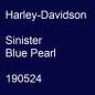 Preview: Harley-Davidson, Sinister Blue Pearl, 190524.